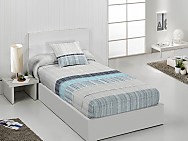 Edredón ajustable Bombay color Azul o Rosa