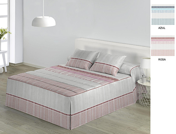 JVR - Colcha Bouti Bombay Azul o Rosa