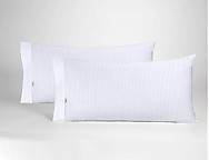 Almohadón Estelia Combi 300 Hilos 100% Algodón color Blanco Listado