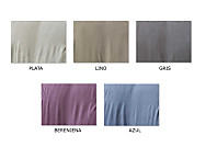 Edredón de terciopelo Raka color Azul, Berenjena, Gris, Lino o Plata