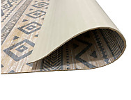 Alfombra bambú Bamboo Cool Etnic AT6 Blanco-Gris