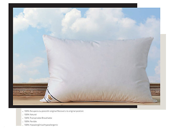 Duvedecor - Almohada Duvet Luxury. Firmeza Alta