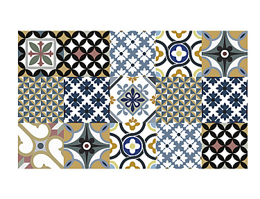 Storplanet - Alfombra vinílica acolchada Croma Hidráulico