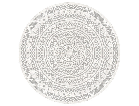 Storplanet - Alfombra vinílica acolchada Croma Indian gris