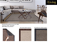 Alfombra de vinilo tejido AE6 Living FIB Sisal