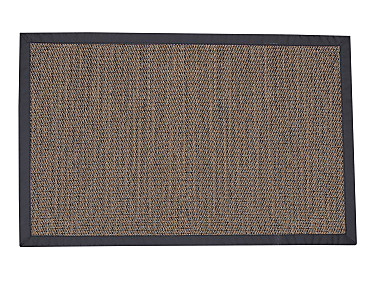 Storplanet - Alfombra de vinilo tejido A14 Living FIB marrón