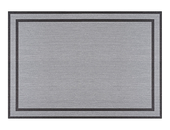 Storplanet - Alfombra de vinilo tejido Living Deco AE24 Marco Silver