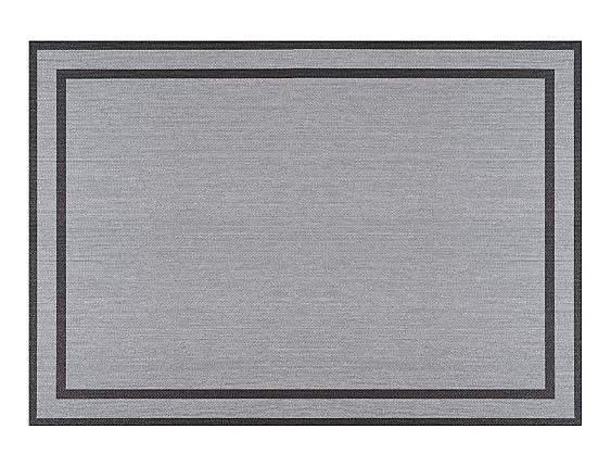 Storplanet - Alfombra de vinilo tejido Living Deco AE24 Marco Silver