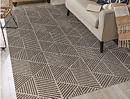 Alfombra de vinilo tejido Living Deco AE28 Geom Panal