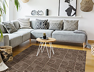 Alfombra de vinilo tejido Living Deco AE28 Geom Panal