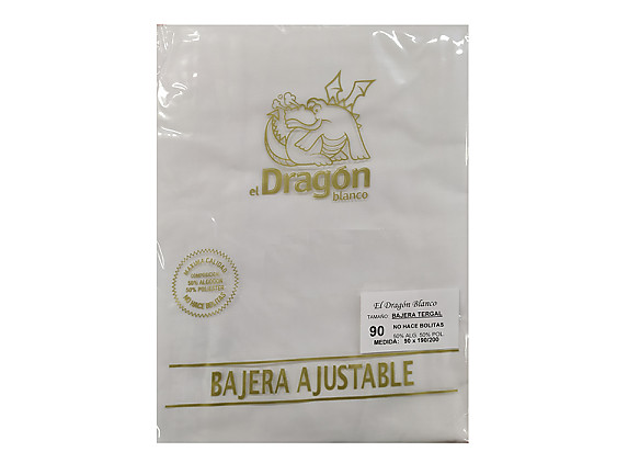 Dragón Blanco - Bajera ajustable Dragón Blanco color Blanco