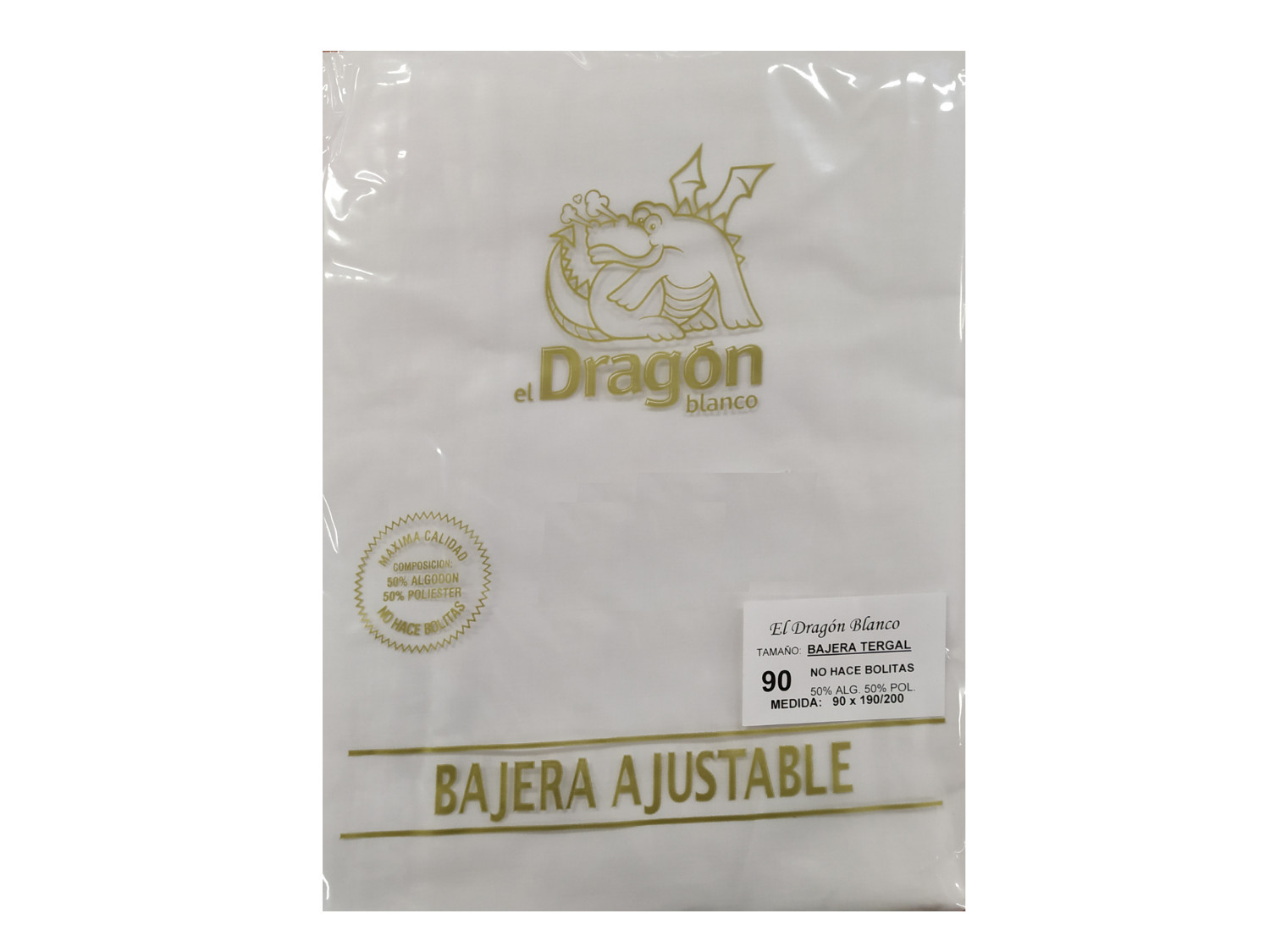 Dragón Blanco Bajera ajustable Dragón Blanco color Blanco