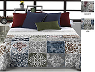 Colcha capa Jacquard Mansa color Azul o Granate