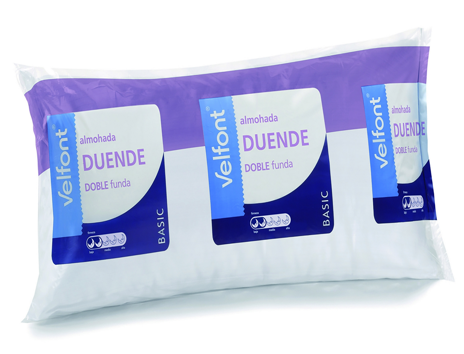 Almohada Duende doble funda. Firmeza Baja Centro Textil Hogar