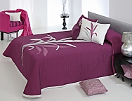 Colcha Jacquard Reversible Lynette 09 cereza