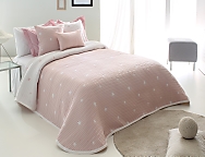 Colcha Jacquard Reversible Dempsy 02 rosa