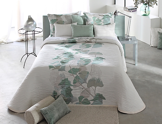 Reig Marti - Colcha Jacquard Linneo 04 verde salvia