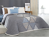 Colcha Jacquard Reversible Lynch 03 azul