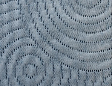 JVR - Colcha Piqué Dancing Azul últimas unidades