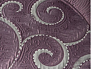 Colcha Piqué Jacquard Reversible Atica Morado