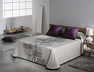 Colcha piqué Jacquard Zen Morado