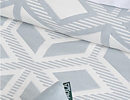 Colcha Jacquard reversible Campello Turquesa