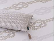 Colcha Jacquard reversible Nudos Beige