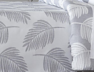 Colcha Jacquard reversible Oropesa Gris