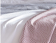 Colcha Jacquard Onda Blanco