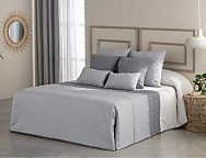 Edredón Conforter Jacquard Corinto Paula color Gris