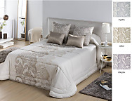 Bouti Jacquard Daniela color Malva, Oro o Plata