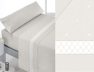 Reig Marti Juego de cama Petty color Beige Oferta últimas unidades