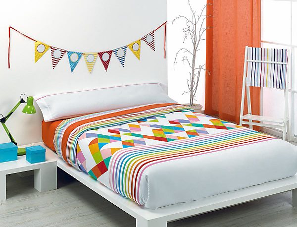 Quilt by Cañete - Funda nórdica Kayla Oferta fin de existencias color Naranja