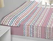 Juego de cama de invierno Coralina Manhattan color Hortensia