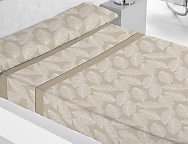 Juego de cama de invierno Coralina Ficus color Visón precio especial hasta final de stock