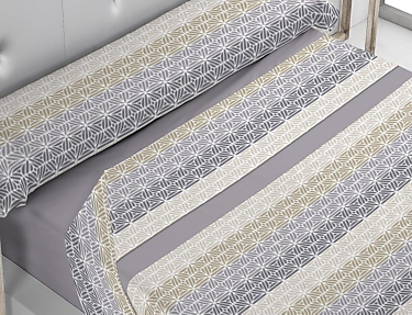 Trovador - Juego de cama de invierno Coralina Creta color Gris precio especial hasta final de stock