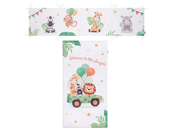 Pekebaby - Protector Minicuna Colecho (Chichonera 2 piezas) Jungle