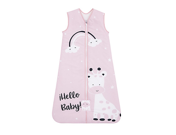 Pekebaby - Saco de dormir bebé 6-18 meses Rainbow Dreams Rosa