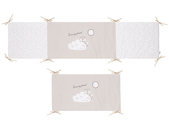 Pekebaby - Protector Minicuna Colecho (Chichonera 2 piezas) Best Friends