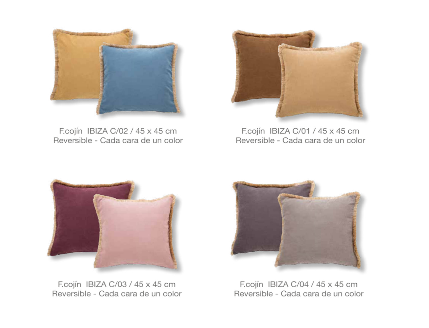 Sandeco Cojín reversible Ibiza