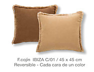 Funda de cojín reversible Ibiza