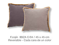 Funda de cojín reversible Ibiza