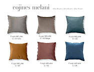 Funda de cojín de terciopelo Melani