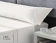 Juego de cama franela D Art Leo color Beige