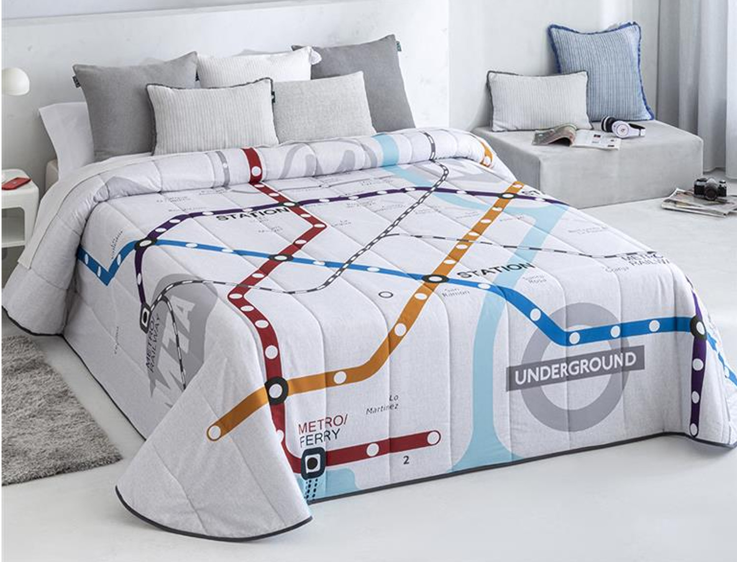 Confecciones Paula Edredón Bouti 100% Algodón Metro doble relleno (200 gr)