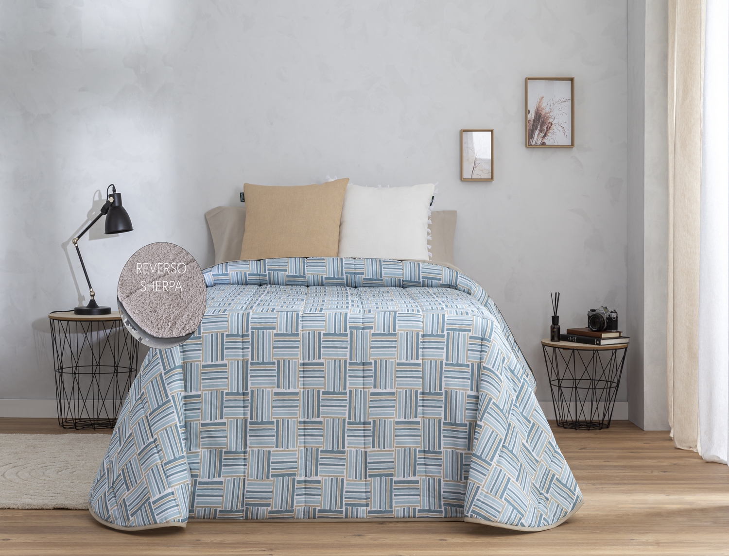 Confecciones Paula Edredón Sherpa Moca