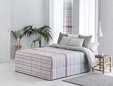 Confecciones Paula - Edredón Conforter León color Turquesa