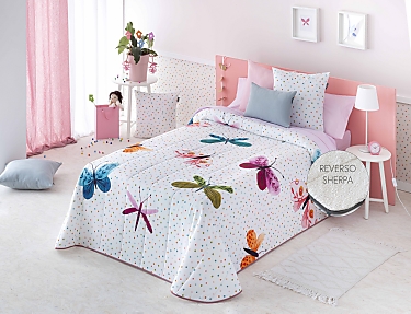 Confecciones Paula - Edredón Sherpa Alegría Multicolor