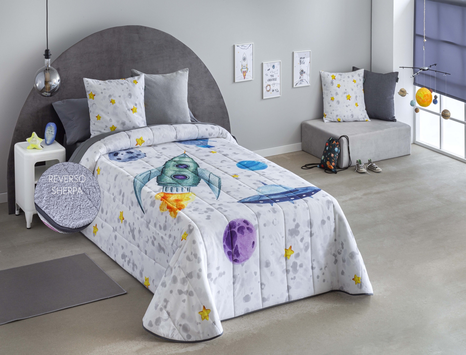 Confecciones Paula Edredón Sherpa Cohete Multicolor