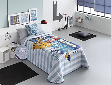 Confecciones Paula - Edredón Sherpa Skate Multicolor